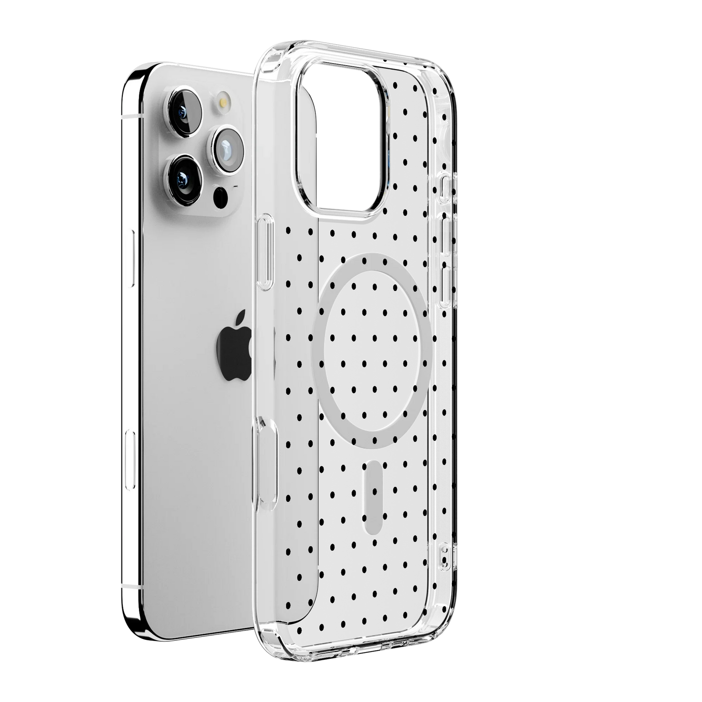 On the Dot | Black Polka Dot Case