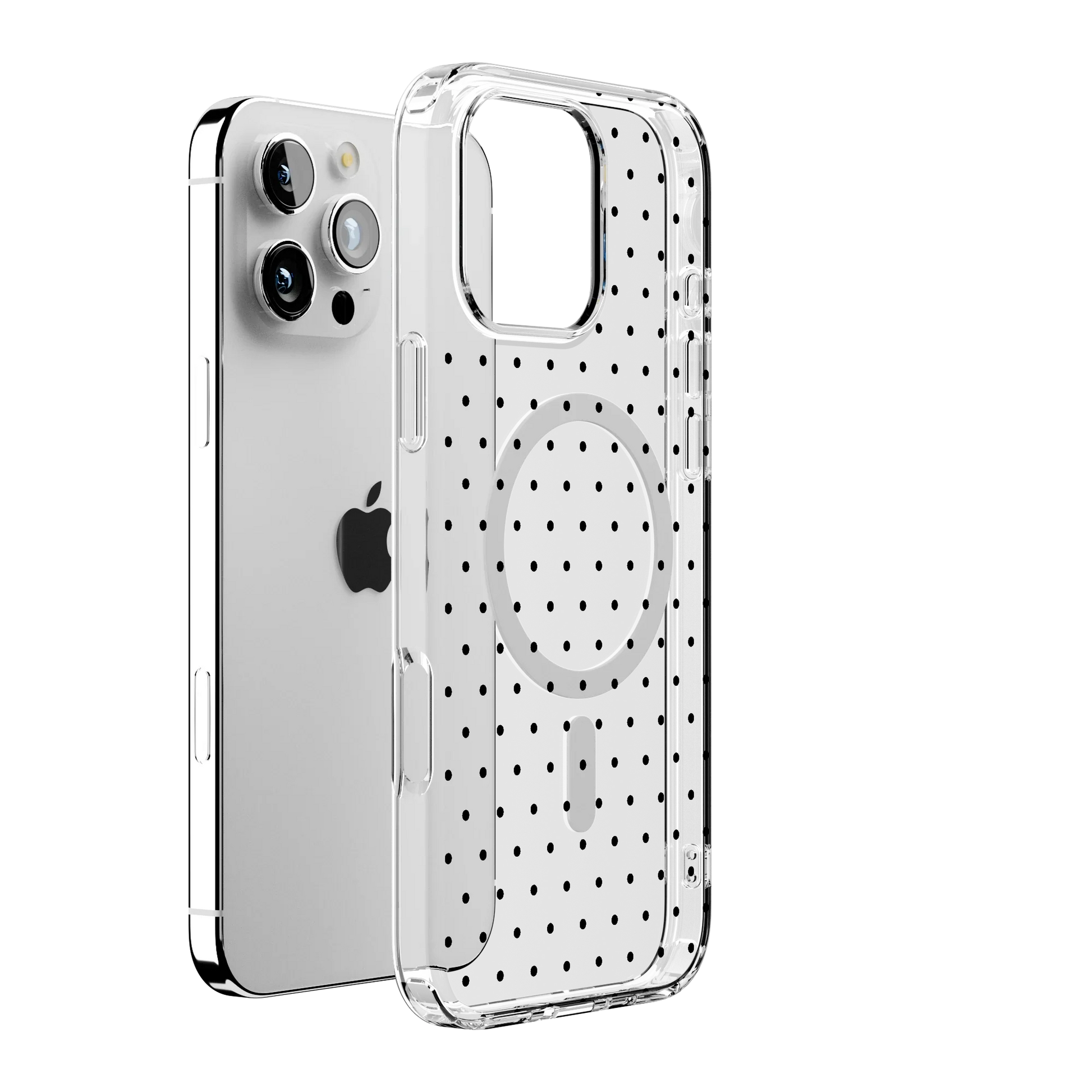 On the Dot | Black Polka Dot Case