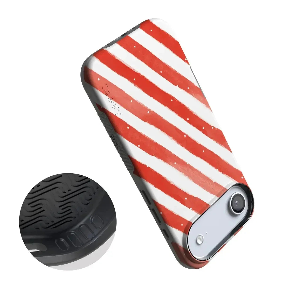 Candy Cane Lane | Peppermint Stripes Case Phone Case Casetry
