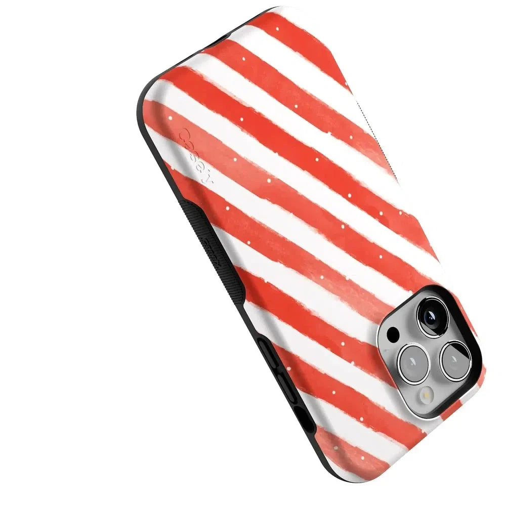 Candy Cane Lane | Peppermint Stripes Case Phone Case Casetry