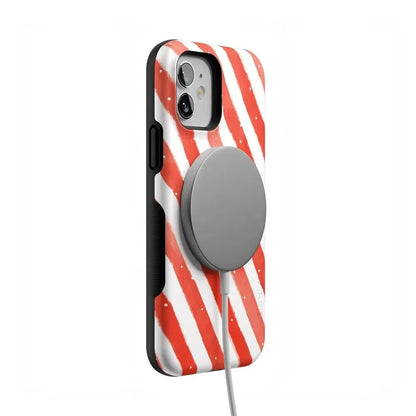 Candy Cane Lane | Peppermint Stripes Case Phone Case Casetry