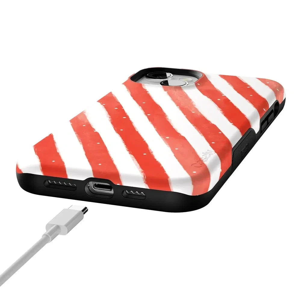 Candy Cane Lane | Peppermint Stripes Case Phone Case Casetry