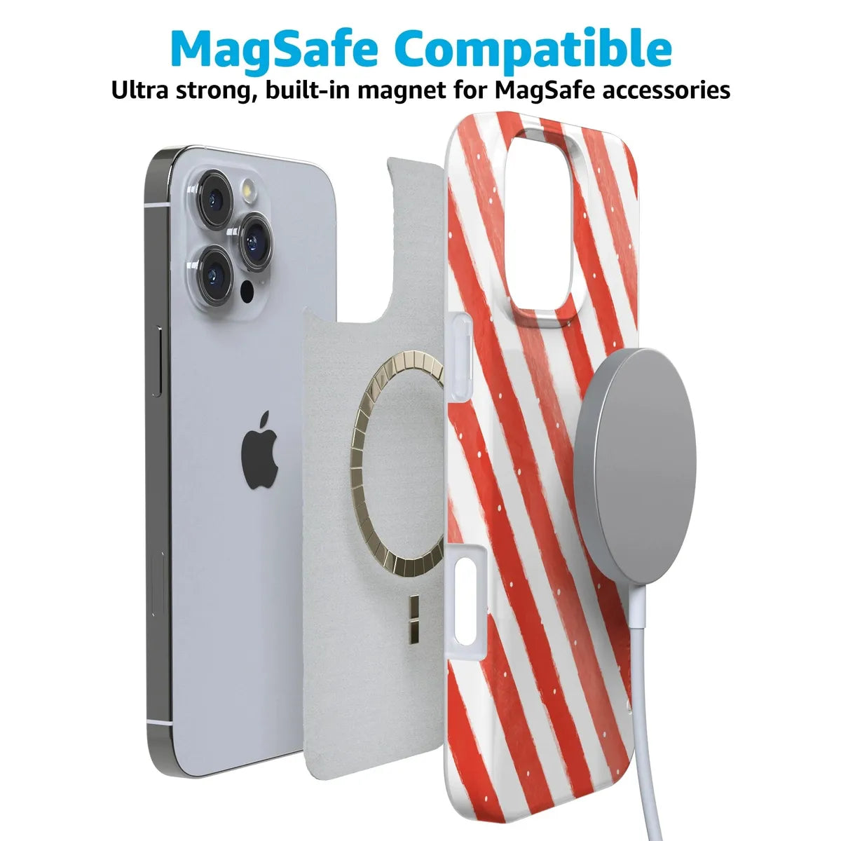 Candy Cane Lane | Peppermint Stripes Case Phone Case Casetry