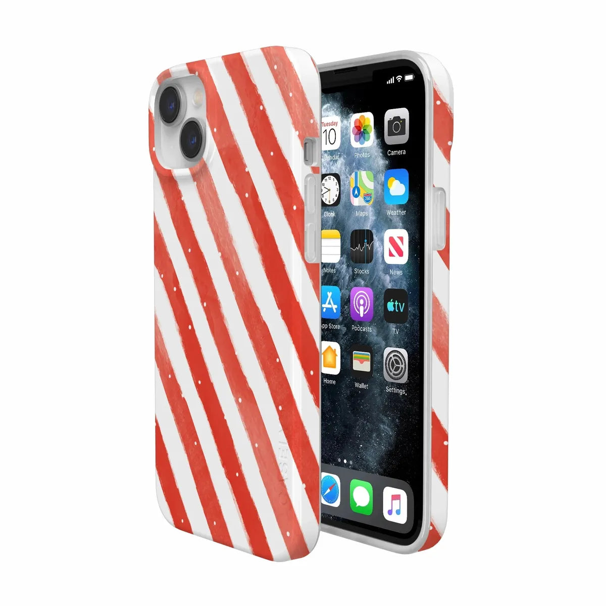 Candy Cane Lane | Peppermint Stripes Case Phone Case Casetry