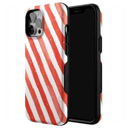 Candy Cane Lane | Peppermint Stripes Case Phone Case Casetry
