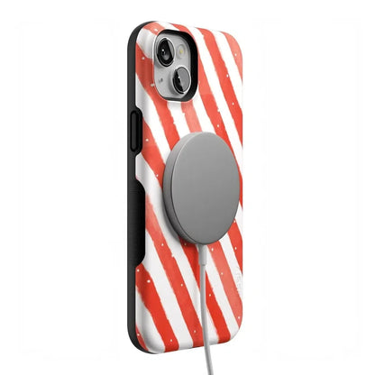 Candy Cane Lane | Peppermint Stripes Case Phone Case Casetry