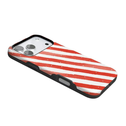 Candy Cane Lane | Peppermint Stripes Case Phone Case Casetry