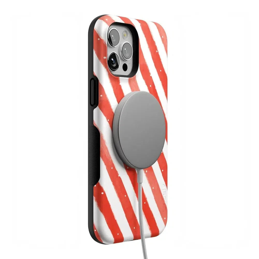 Candy Cane Lane | Peppermint Stripes Case Phone Case Casetry