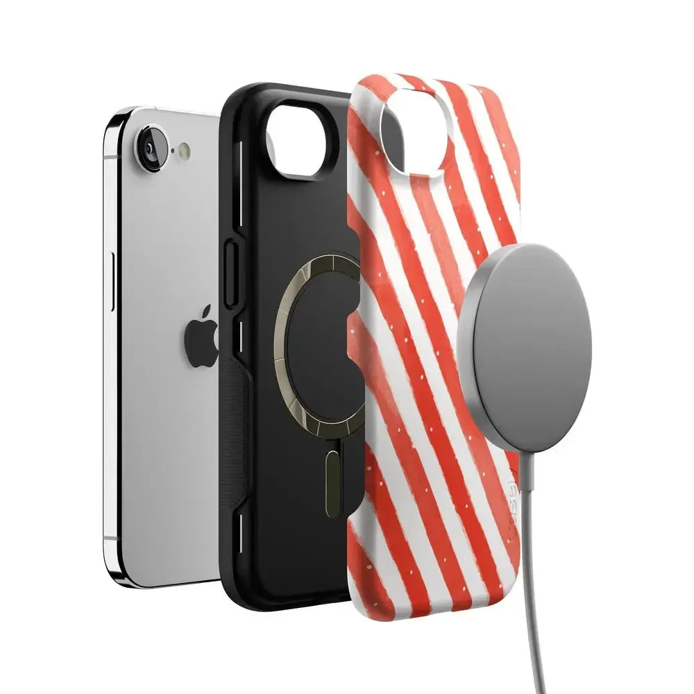 Candy Cane Lane | Peppermint Stripes Case Phone Case Casetry