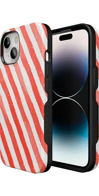 Candy Cane Lane | Peppermint Stripes Case Phone Case Casetry