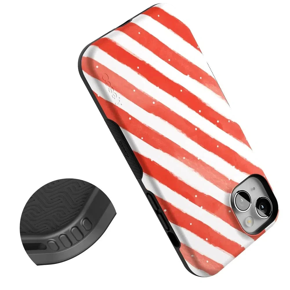 Candy Cane Lane | Peppermint Stripes Case Phone Case Casetry