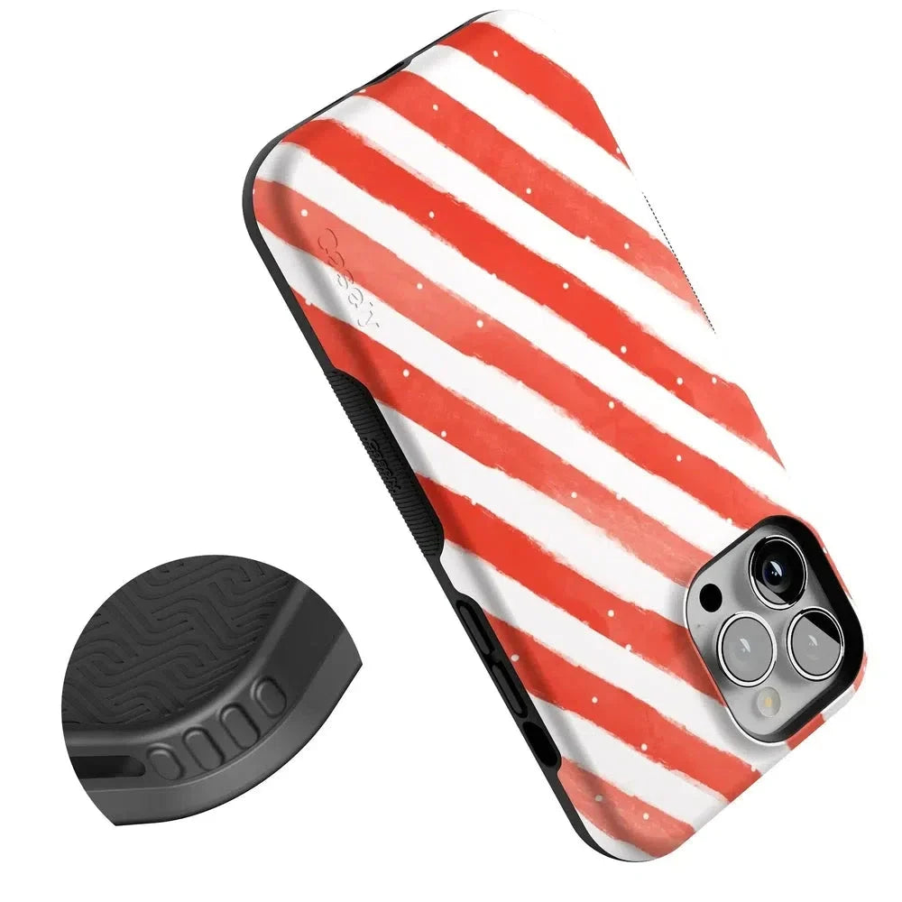 Candy Cane Lane | Peppermint Stripes Case Phone Case Casetry