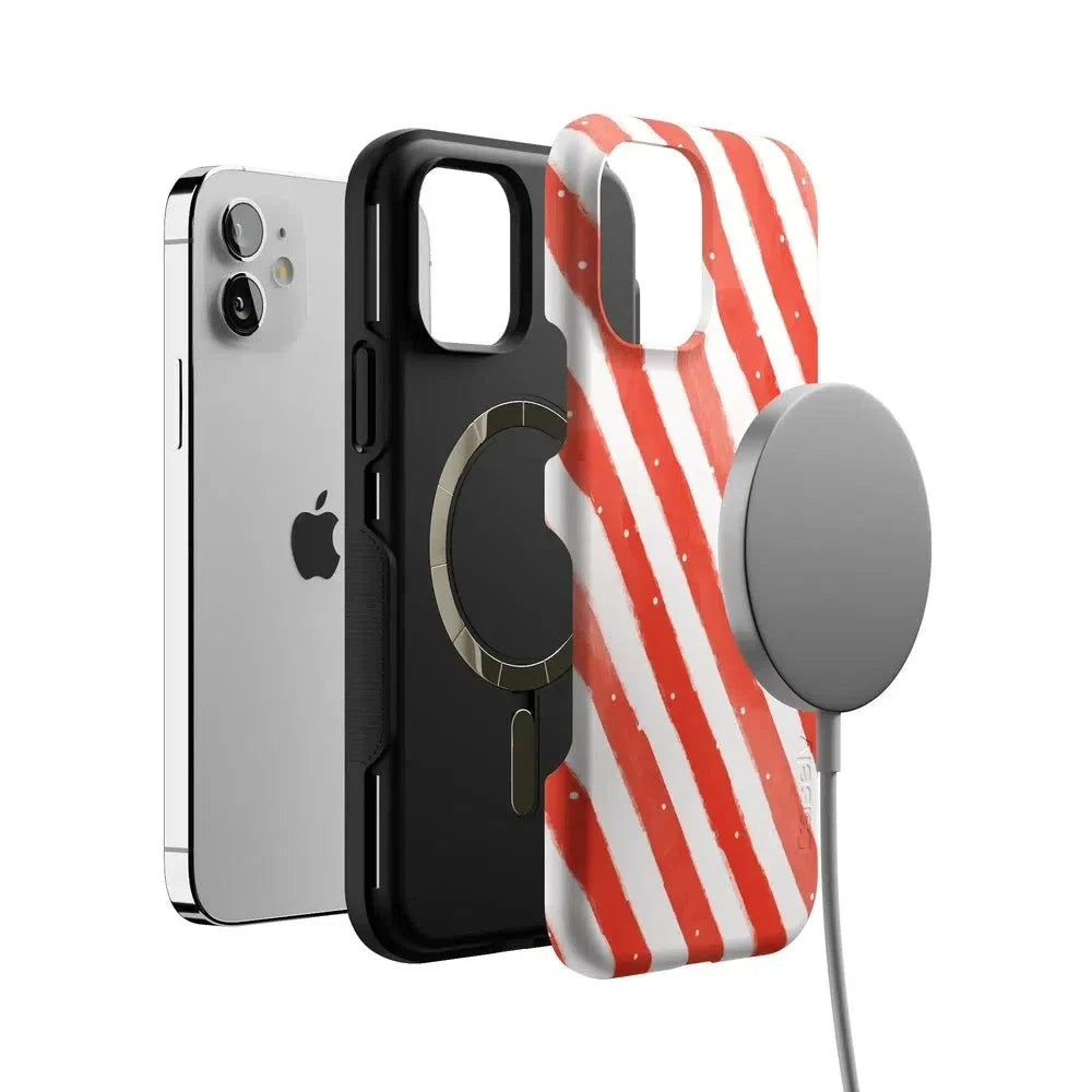 Candy Cane Lane | Peppermint Stripes Case Phone Case Casetry