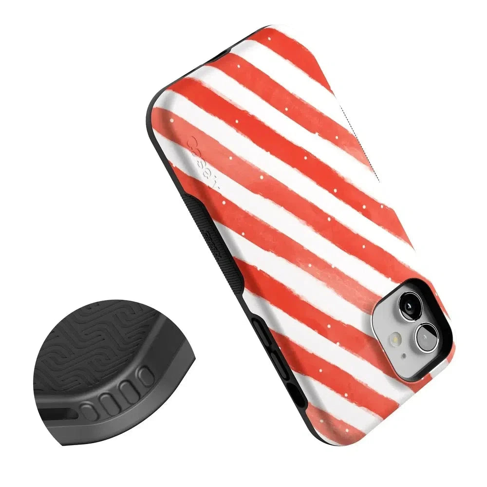 Candy Cane Lane | Peppermint Stripes Case Phone Case Casetry