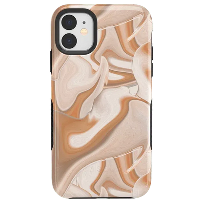 Caramel Delight | Marble Swirl Case iPhone Case get.casely Bold iPhone 11