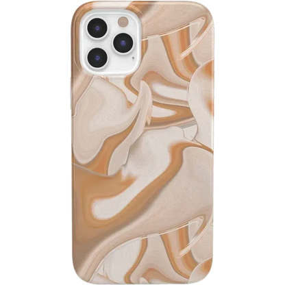Caramel Delight | Marble Swirl Case iPhone Case get.casely Classic iPhone 12 Pro Max