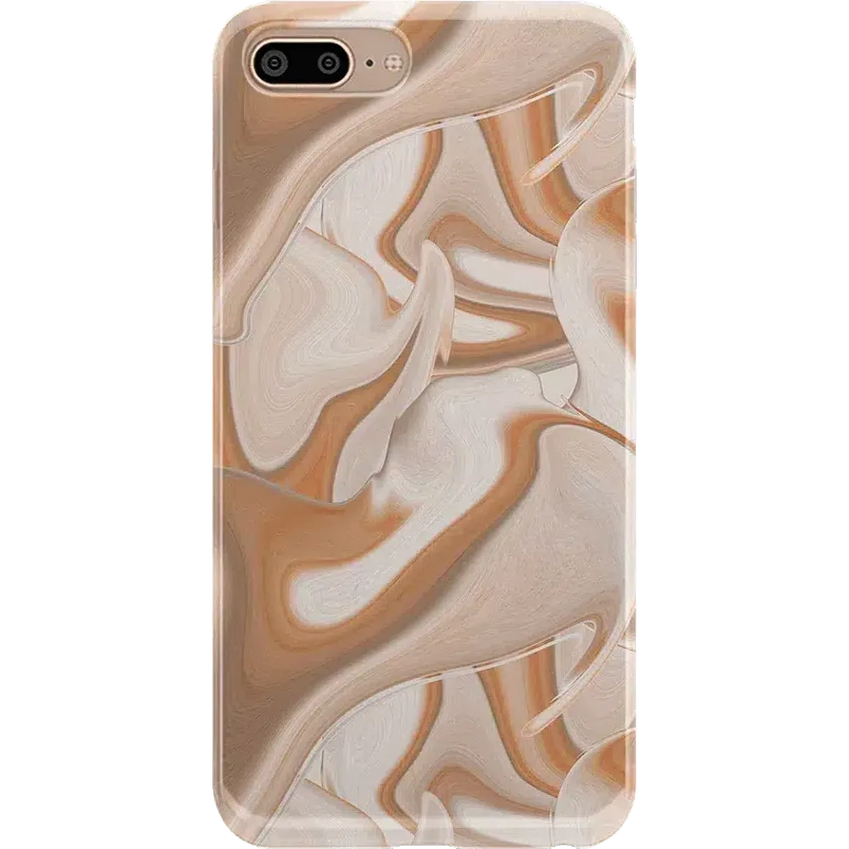 Caramel Delight | Marble Swirl Case iPhone Case get.casely Classic iPhone 6/7/8 Plus