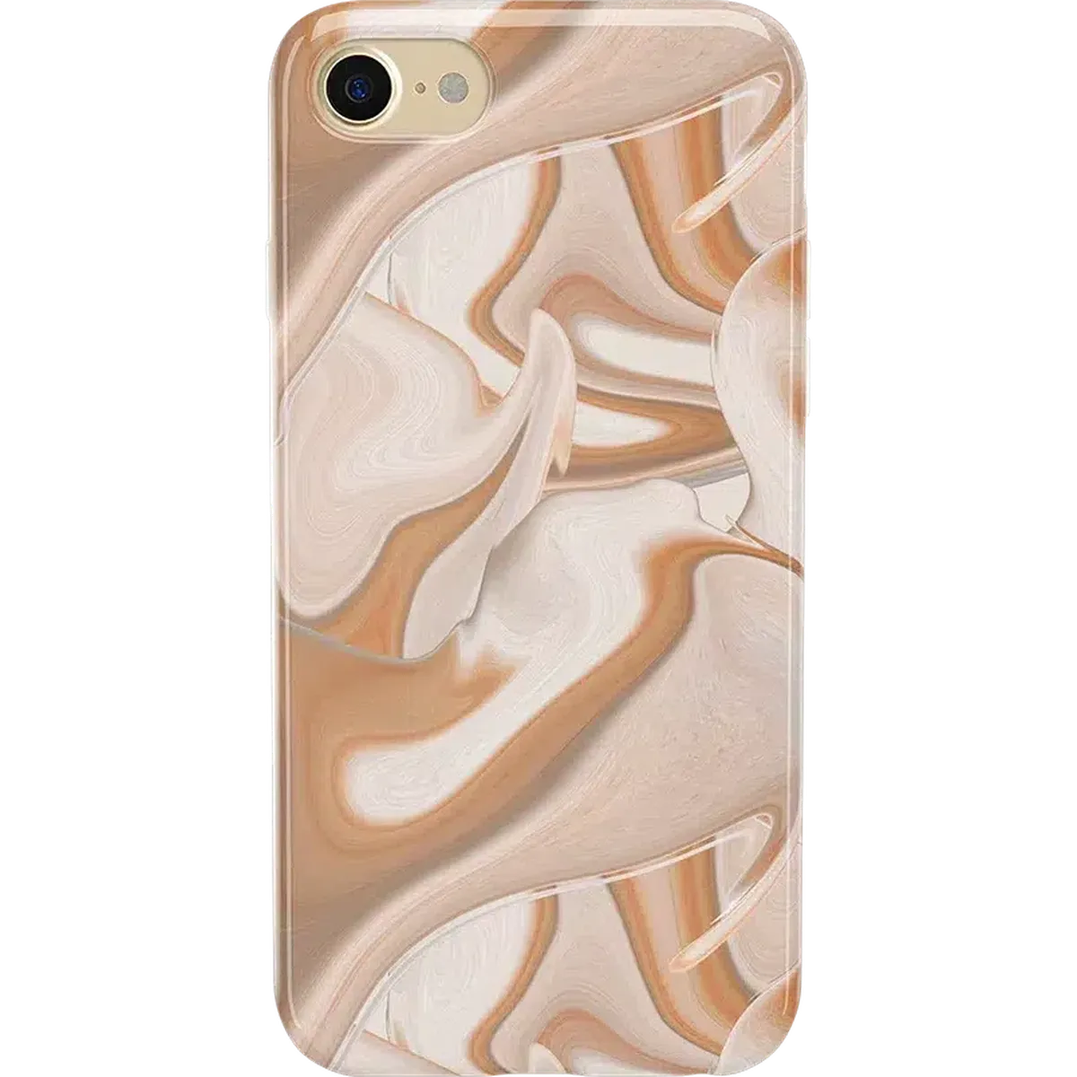 Caramel Delight | Marble Swirl Case iPhone Case get.casely Classic iPhone SE (2020 & 2022)