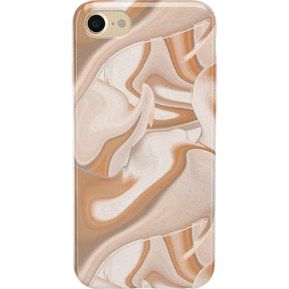 Caramel Delight | Marble Swirl Case iPhone Case get.casely Classic iPhone SE (2020 & 2022)