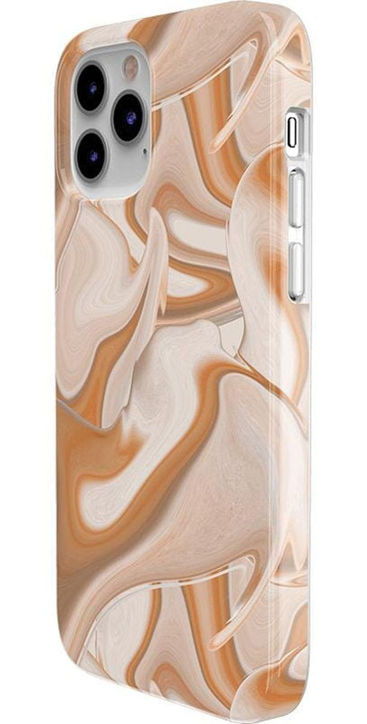 Caramel Delight | Marble Swirl Case iPhone Case get.casely