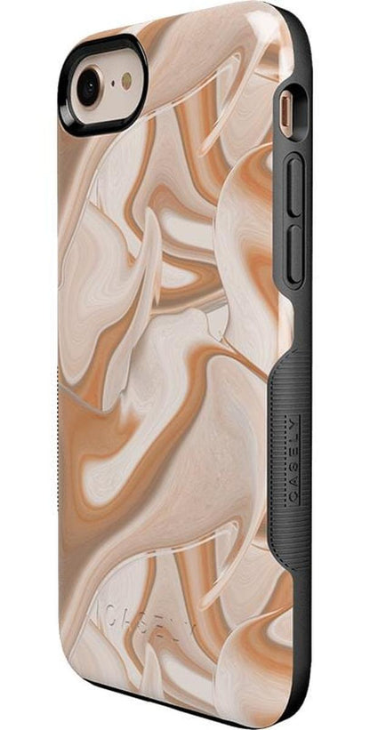 Caramel Delight | Marble Swirl Case iPhone Case get.casely