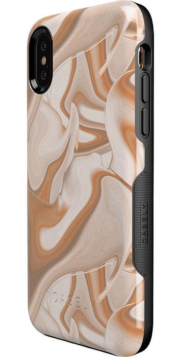 Caramel Delight | Marble Swirl Case iPhone Case get.casely