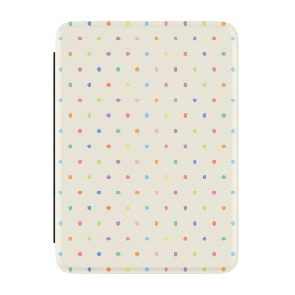 On the Dot | Rainbow Polka Dot Kindle Case
