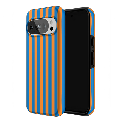 Go New York | Blue & Orange Stripes Case