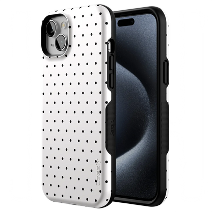 On the Dot | Black Polka Dot Case