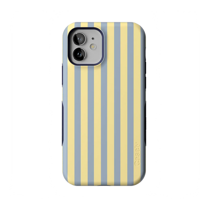 Coastline Stripes | Blue & Yellow Case - iPhone 12
