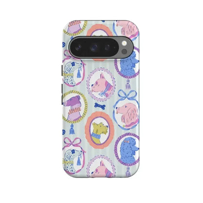 Chateau Pups | French Dog Case Phone Case get.casely Essential + MagSafe® Google Pixel 10 Pro