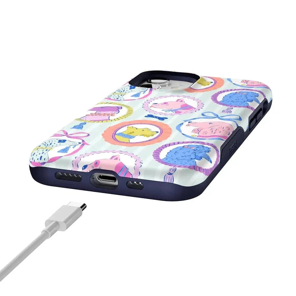 Chateau Pups | French Dog Case Phone Case get.casely