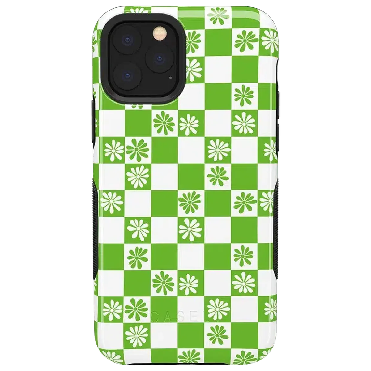 Check Mate | Daisy Checkerboard Floral Case iPhone Case get.casely Bold iPhone 11 Pro Max