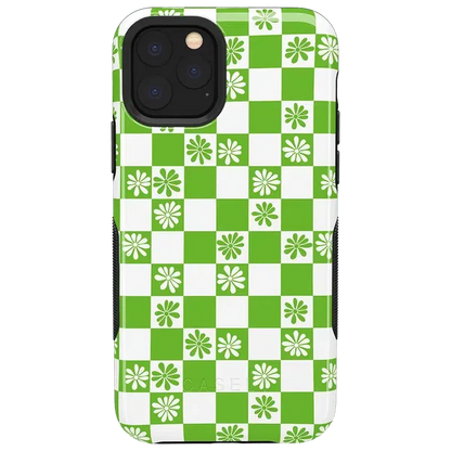 Check Mate | Daisy Checkerboard Floral Case iPhone Case get.casely Bold iPhone 11 Pro Max