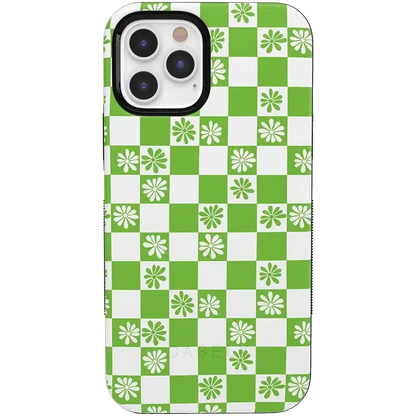 Check Mate | Daisy Checkerboard Floral Case iPhone Case get.casely Bold + MagSafe® iPhone 12 Pro Max
