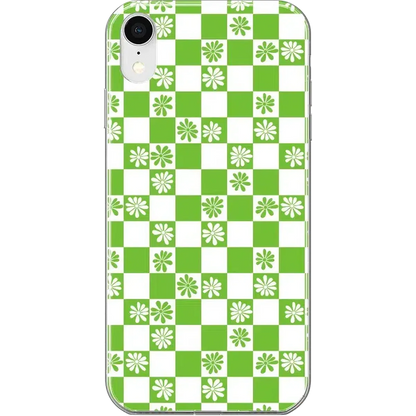 Check Mate | Daisy Checkerboard Floral Case iPhone Case get.casely Classic iPhone XS Max