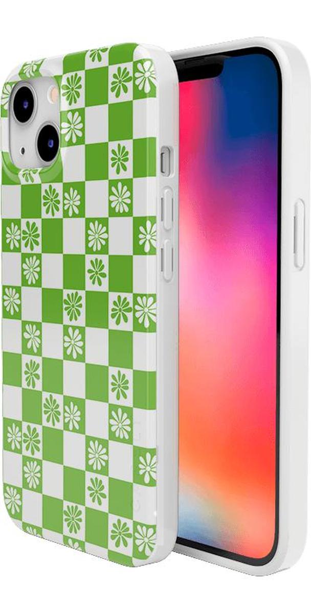 Check Mate | Daisy Checkerboard Floral Case iPhone Case get.casely