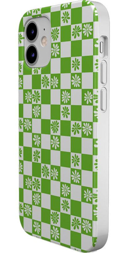 Check Mate | Daisy Checkerboard Floral Case iPhone Case get.casely