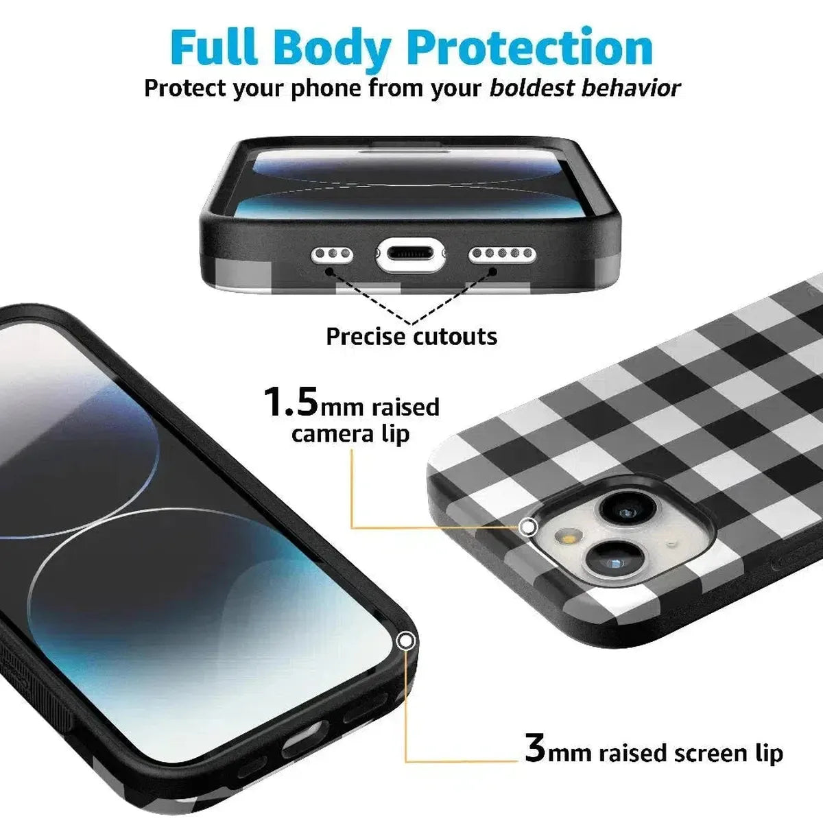 Check Me Out | Checkerboard Case iPhone Case get.casely