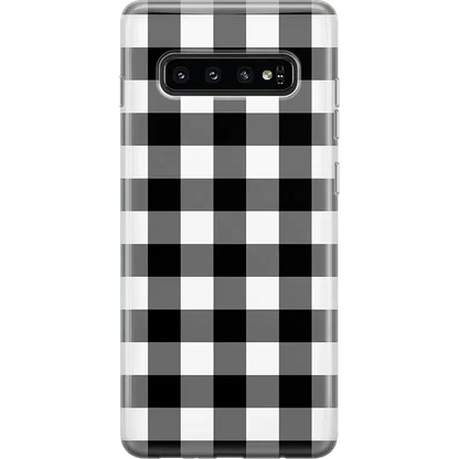 Check Me Out | Checkerboard Samsung Case Samsung Case get.casely Classic Galaxy S10 Plus