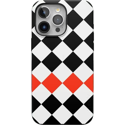 Checkerboard | High Contrast Design Case Phone Case Casetry Bold Flex + MagSafe® iPhone 15 Pro Max