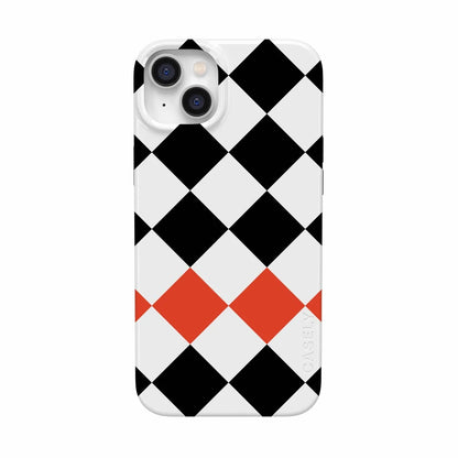 Checkerboard | High Contrast Design Case Phone Case Casetry Classic + MagSafe® iPhone 14 Plus