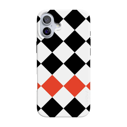 Checkerboard | High Contrast Design Case Phone Case Casetry Classic + MagSafe® iPhone 16