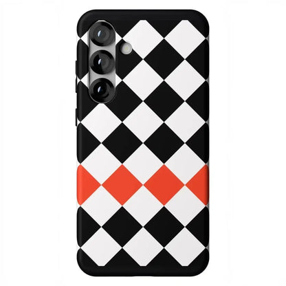 Checkerboard | High Contrast Design Case Phone Case Casetry Essential + MagSafe® Galaxy S25 Plus