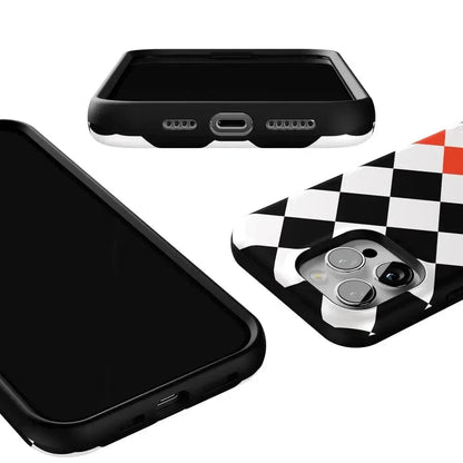 Checkerboard | High Contrast Design Case Phone Case Casetry