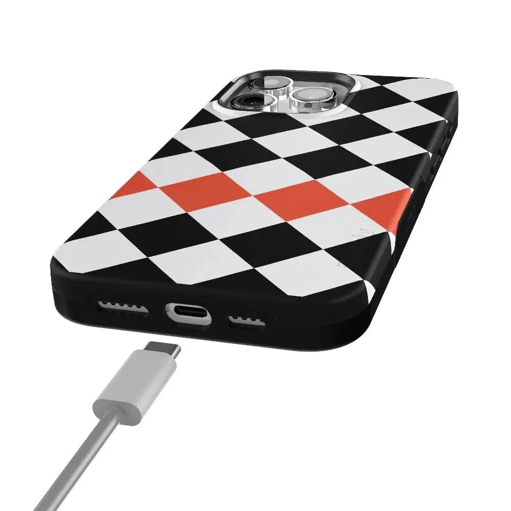 Checkerboard | High Contrast Design Case Phone Case Casetry