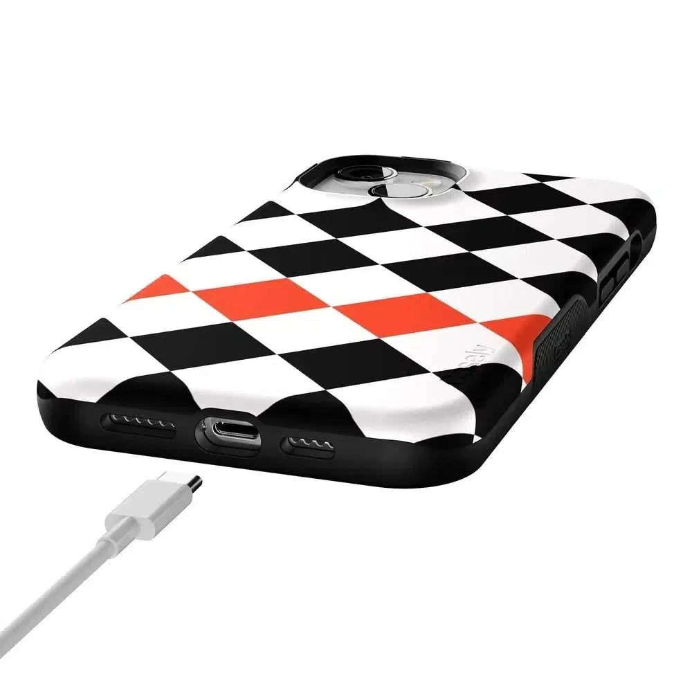 Checkerboard | High Contrast Design Case Phone Case Casetry