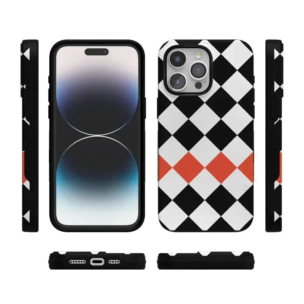 Checkerboard | High Contrast Design Case Phone Case Casetry
