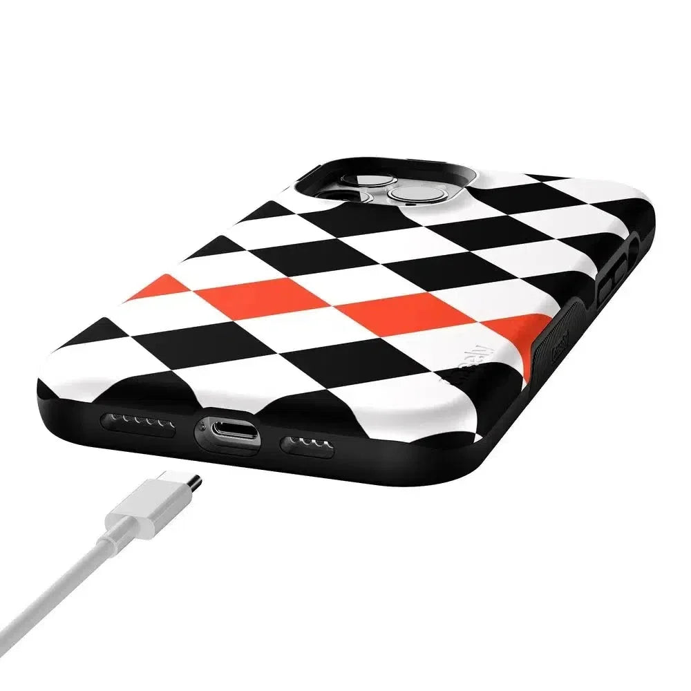 Checkerboard | High Contrast Design Case Phone Case Casetry