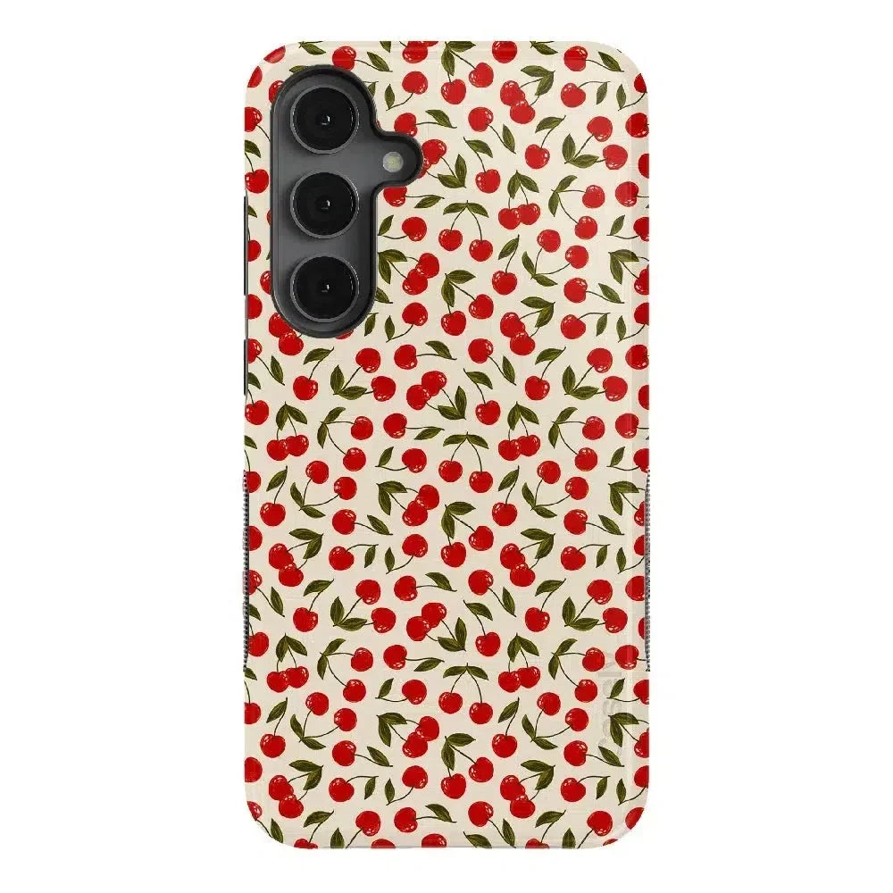 Cherry on Top | Red Cherries Case iPhone Case get.casely Bold Flex + MagSafe® Galaxy S25 Plus